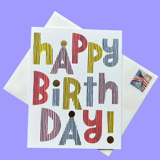 The Birthday Card - 1 Card Per Year